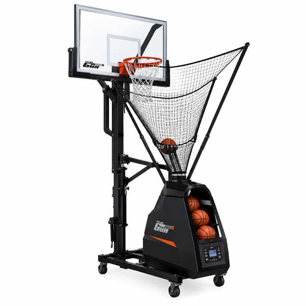 THE GUN 10K Basketball Shooting Machine with Automatic Ball Return